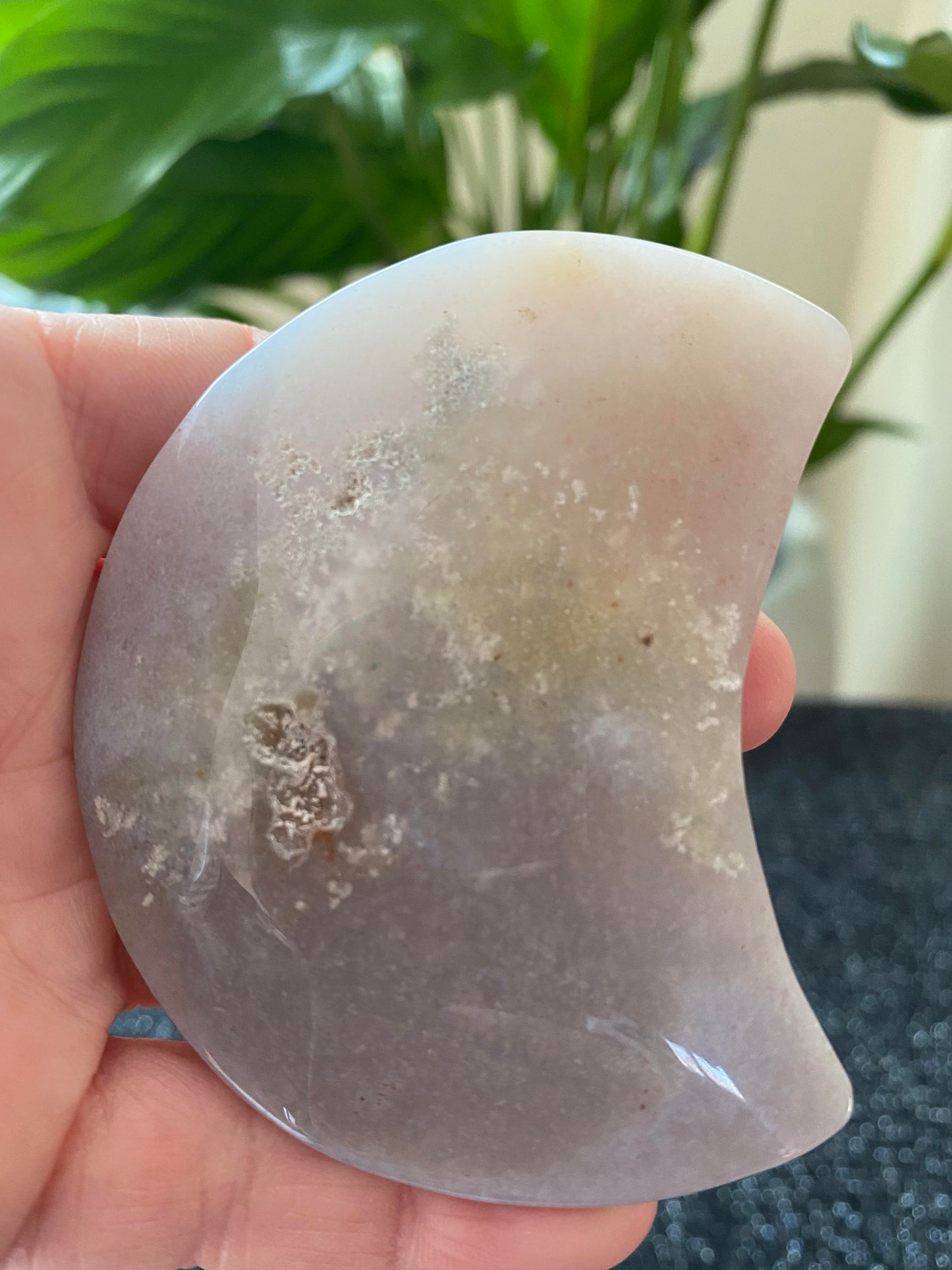 Flower agate moow small 110grams crystal business shop Feng Shui Love Peace kids Ryde Chatswood Sydney Australia AA