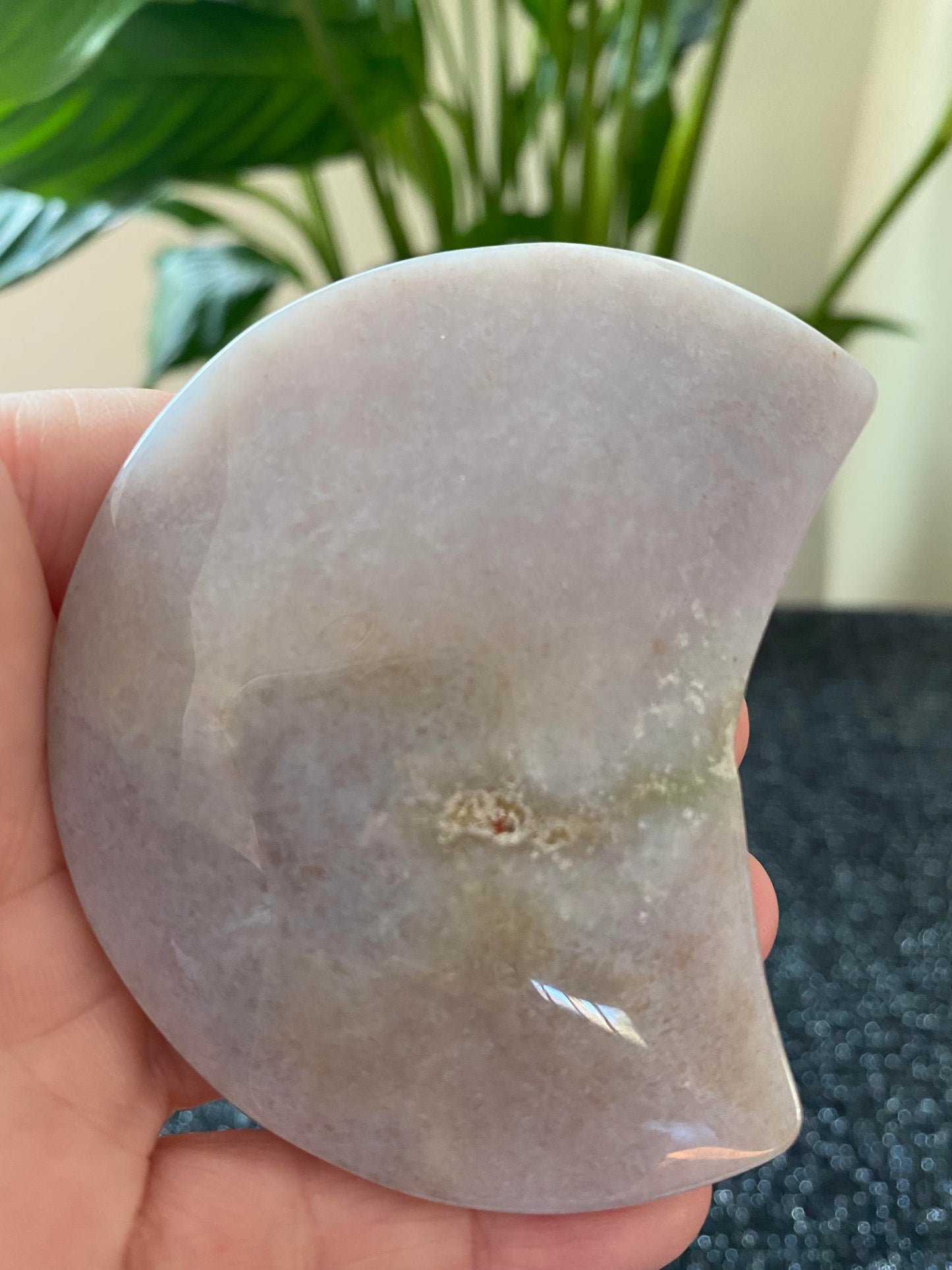 Flower agate moow small 110grams crystal business shop Feng Shui Love Peace kids Ryde Chatswood Sydney Australia AA