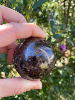 Pietersite crystal polished brown sphere 230 grams 5.0cm rock specimen mineral raw Feng Shui crystal shop business Ryde Sydney Australia healing stone