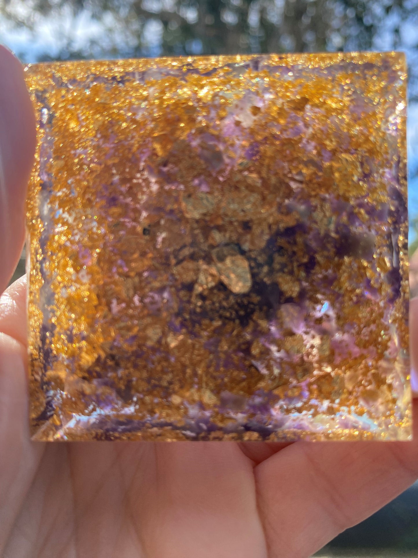 Orgonite Pyramids Amethyst | 5cm