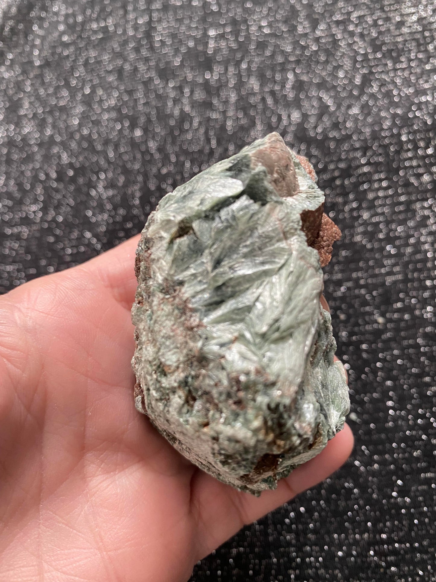 Serephenite raw natural rock specimen rare mineral Feng Shui crystal shop business Ryde Sydney Australia healing stone