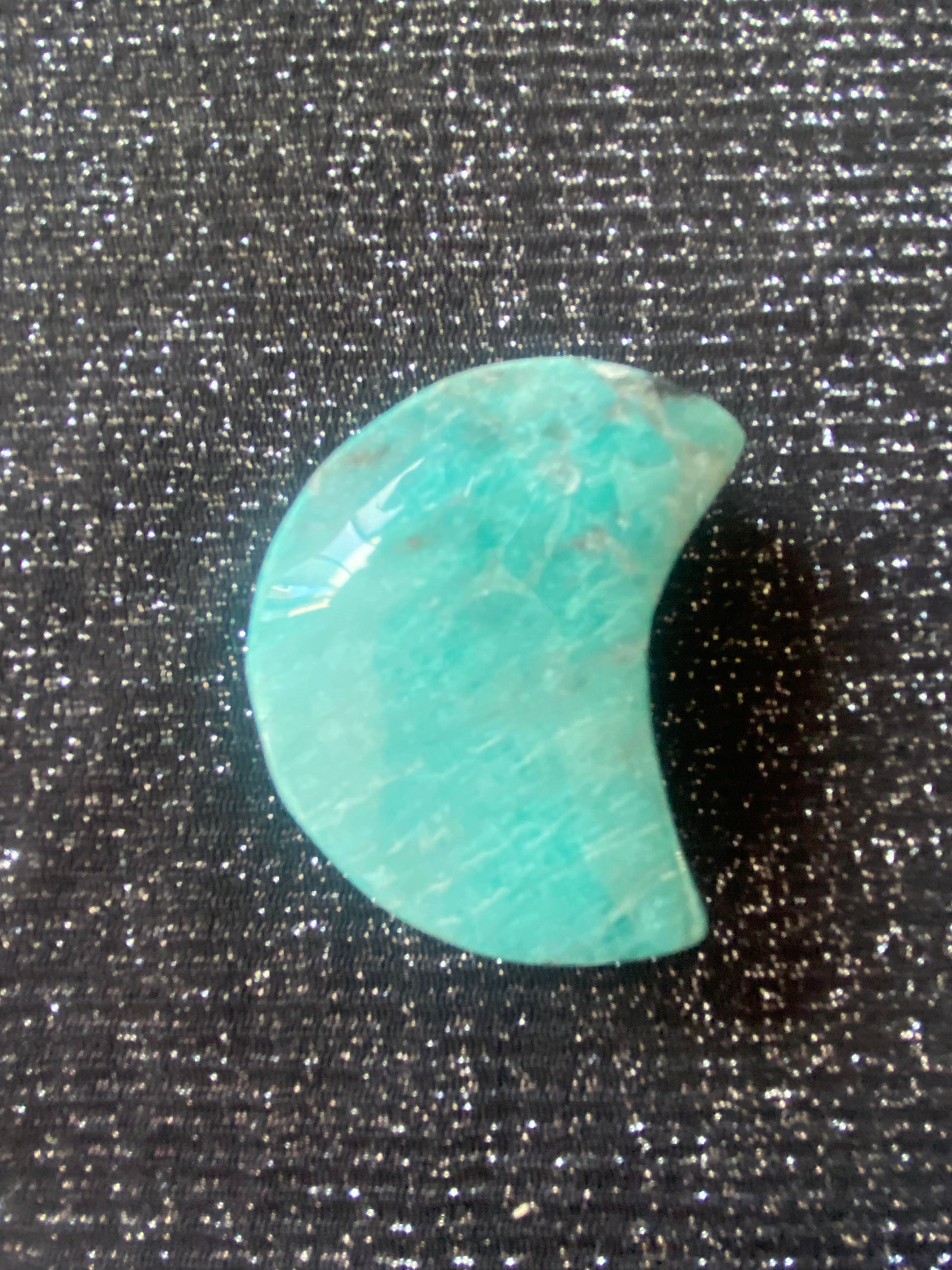 Amazonite moon hand carved raw natural polished rock specimen mineral Feng Shui crystal shop business Ryde Sydney Australia healing stone