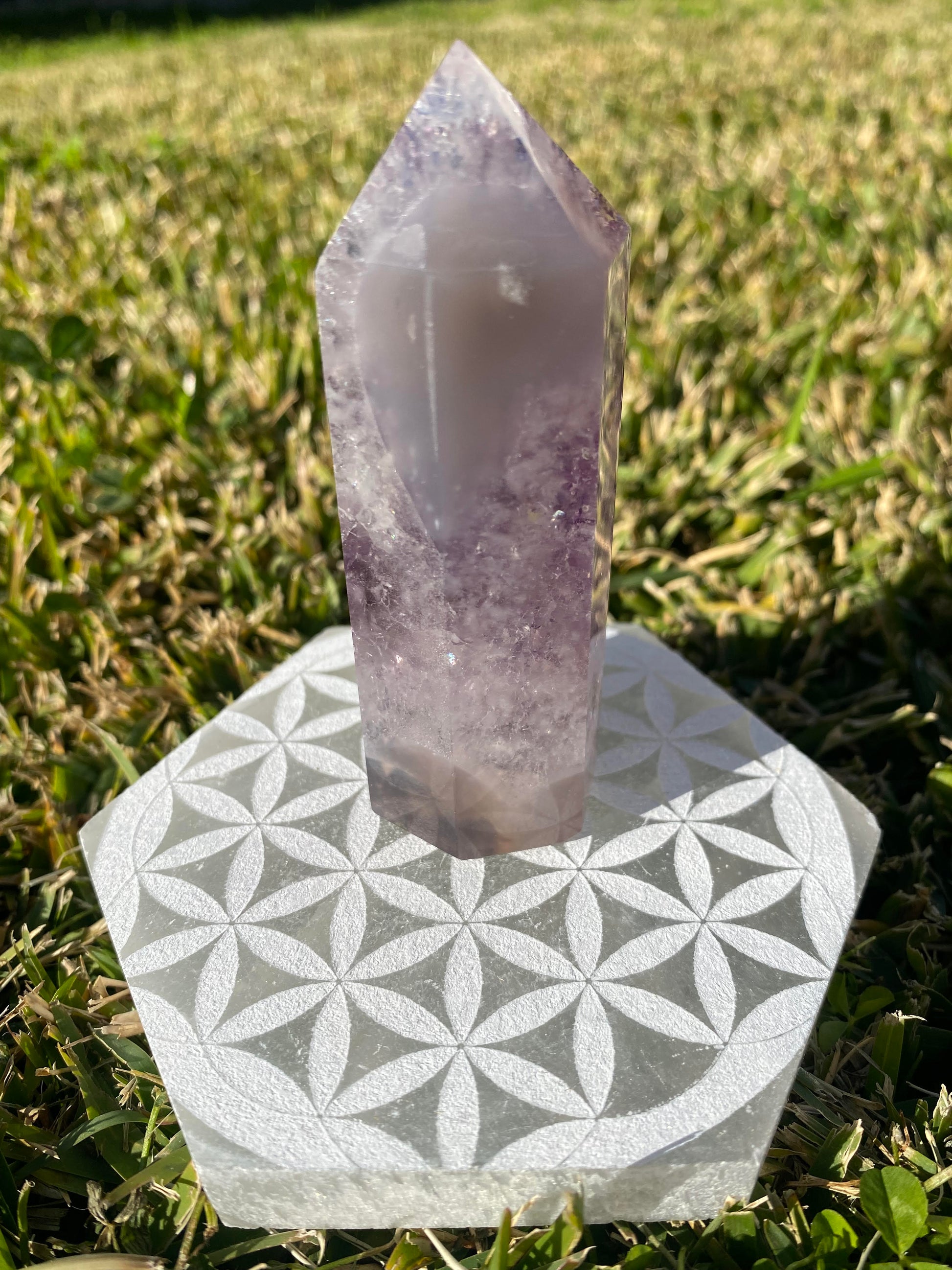 Amethyst Agate crystal point tower generator polished raw rock specimen mineral Feng Shui crystal shop business Ryde Sydney Australia healing stone love