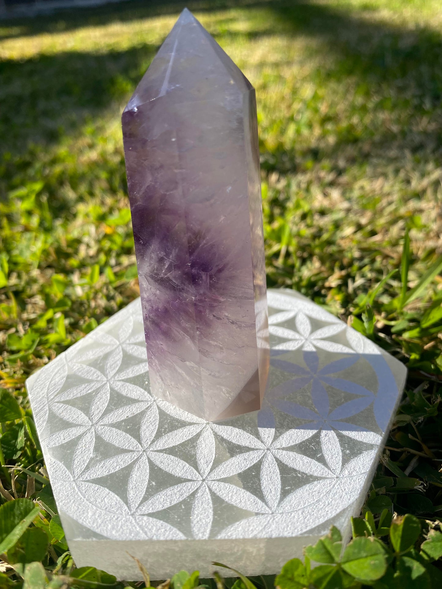 Amethyst Agate crystal point tower generator polished raw rock specimen mineral Feng Shui crystal shop business Ryde Sydney Australia healing stone love