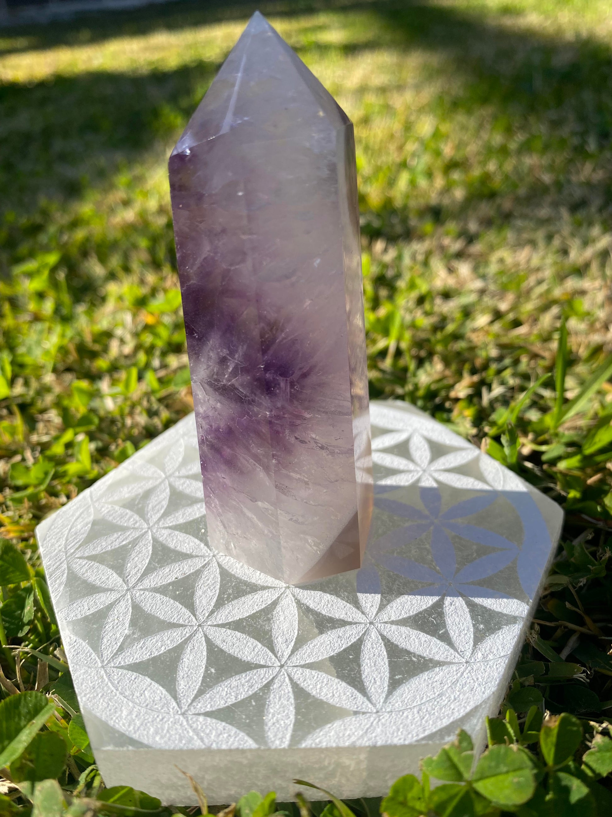 Amethyst Agate crystal point tower generator polished raw rock specimen mineral Feng Shui crystal shop business Ryde Sydney Australia healing stone love