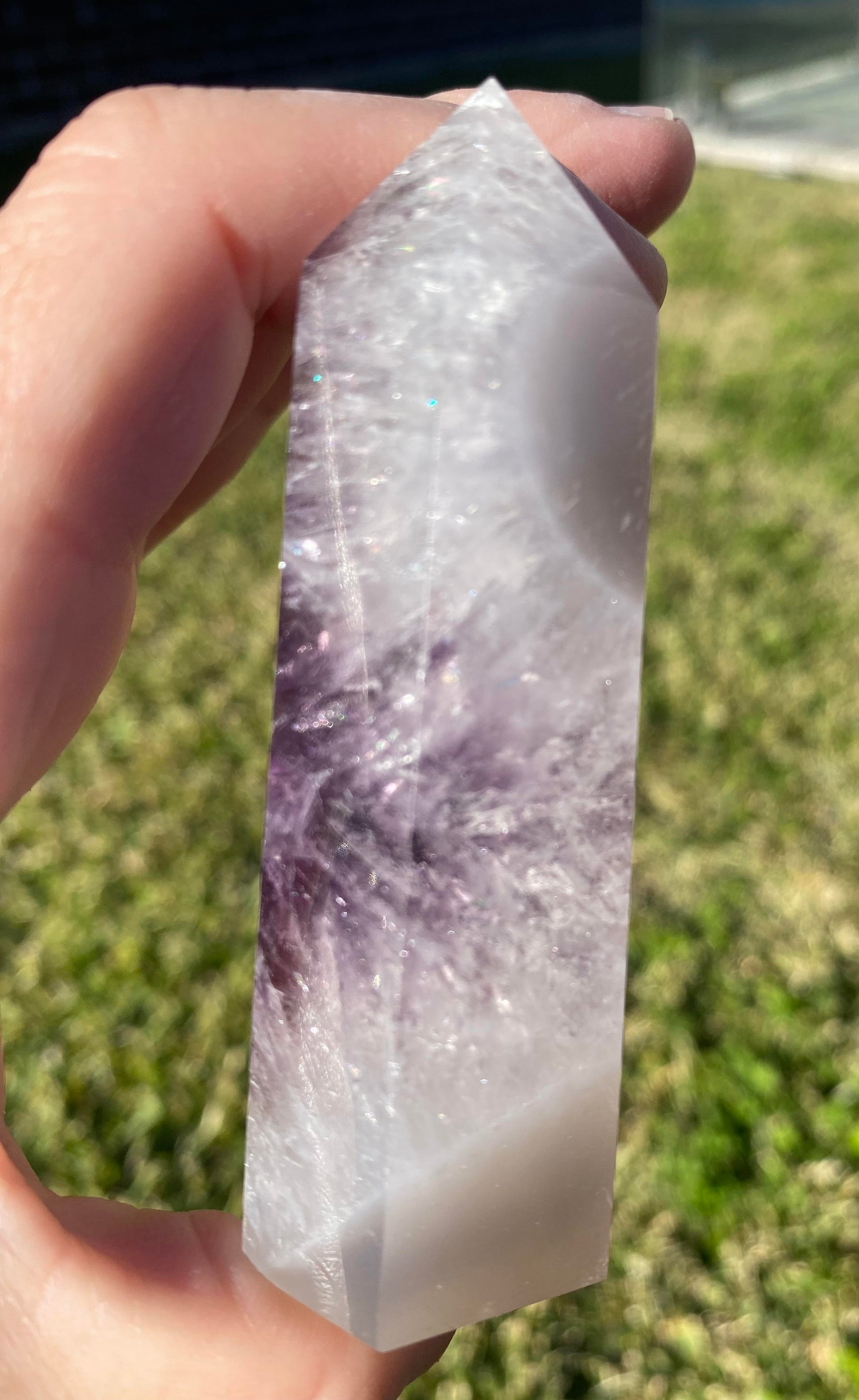 Amethyst Agate crystal point tower generator polished raw rock specimen mineral Feng Shui crystal shop business Ryde Sydney Australia healing stone love