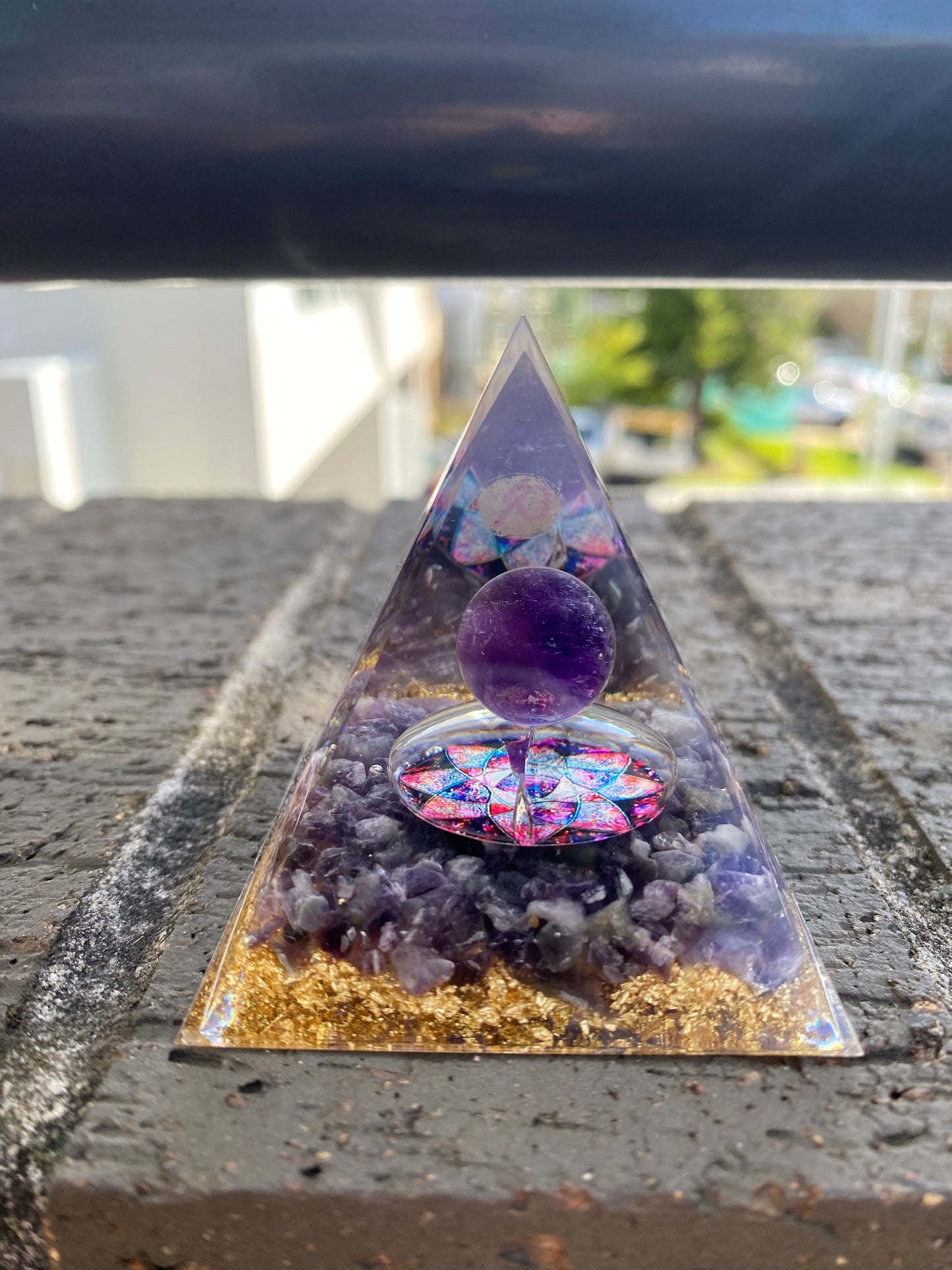 Orgonite Pyramids Amethyst | 5cm