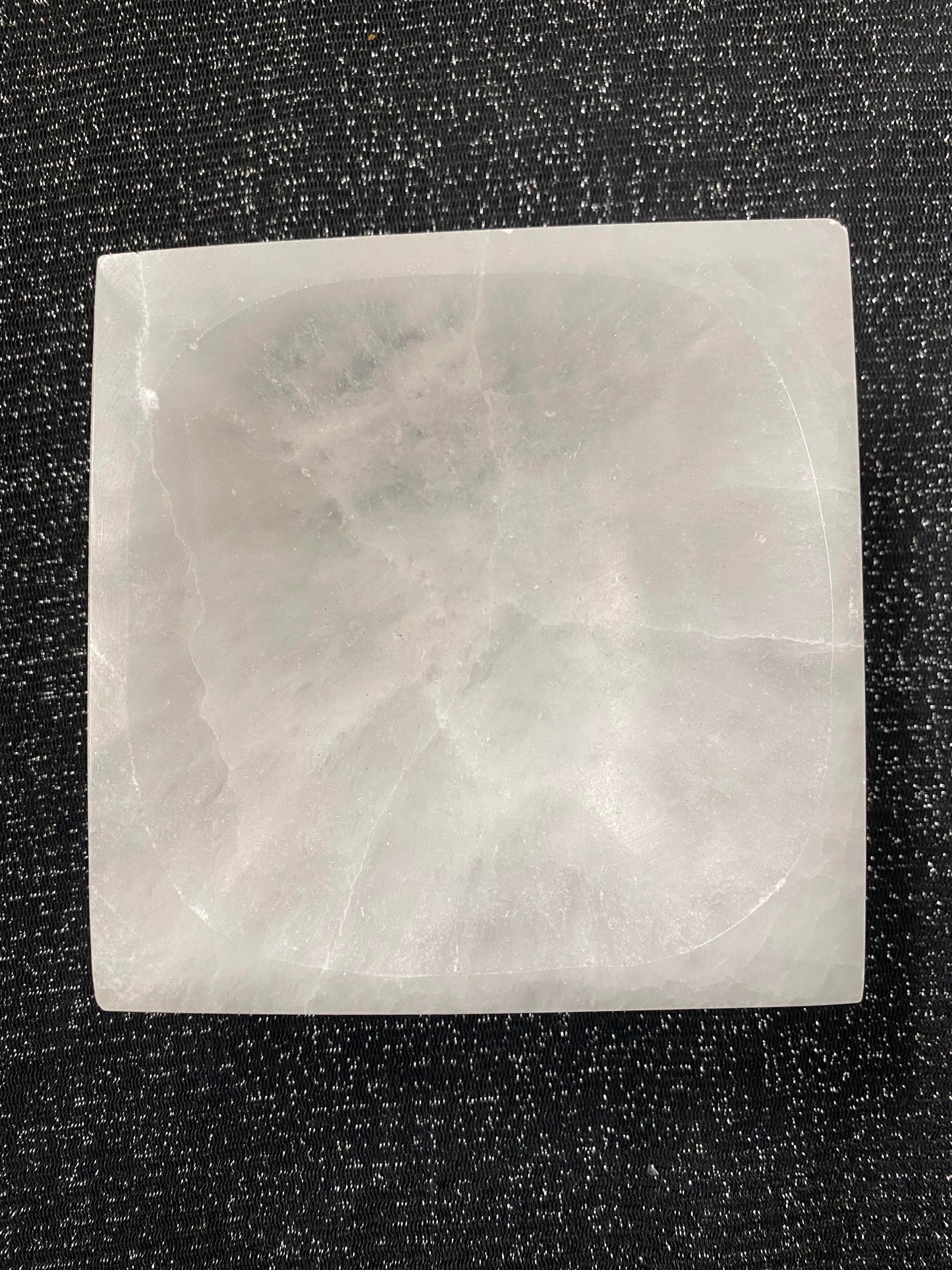 Selenite crystal bowl square mineral cleanse crystal charging plate crystalsprotection positive energy Feng Shui Love Zen Ryde Sydney Australia