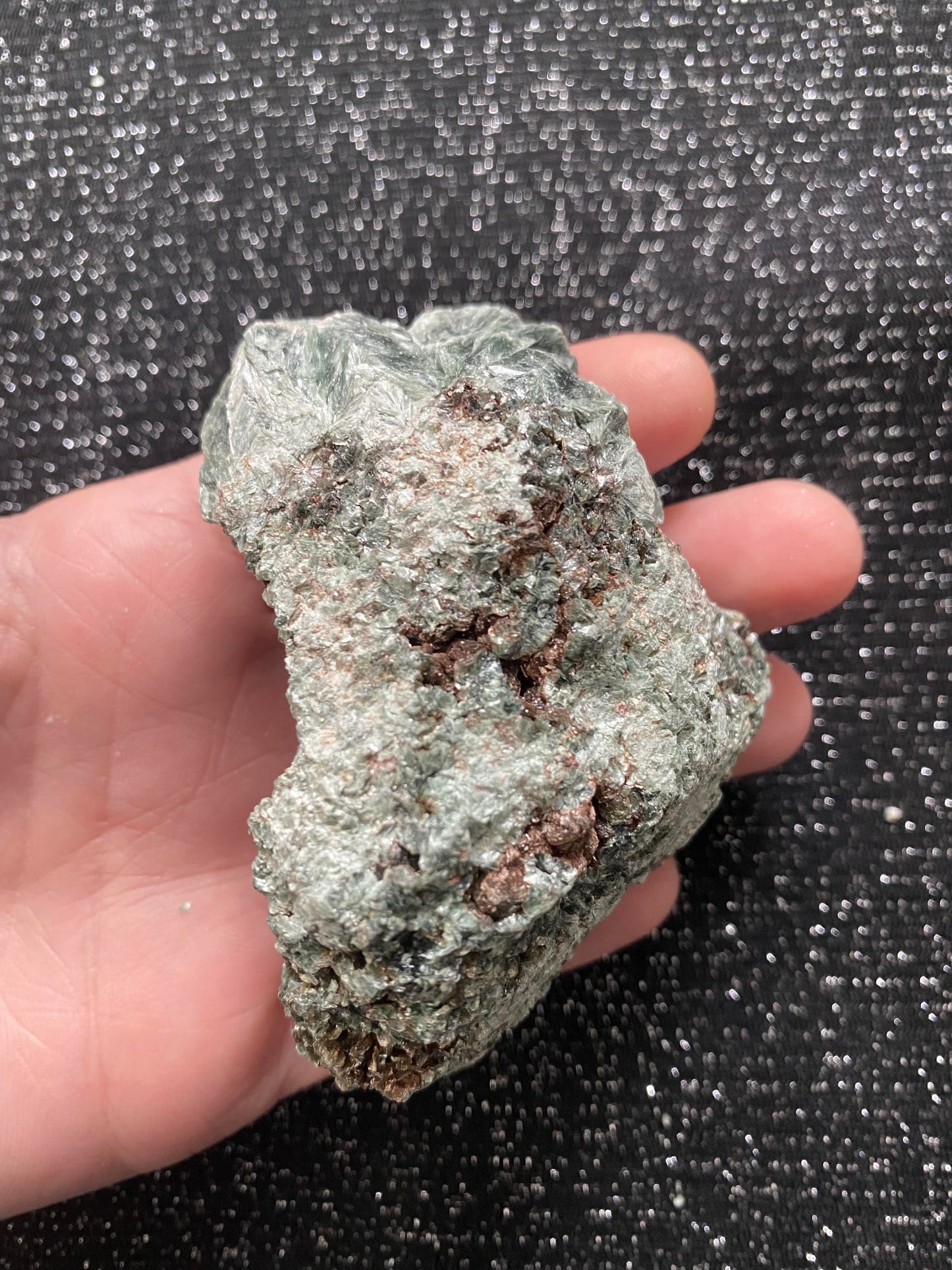 Seraphinite Siberian raw rock | 153 grams