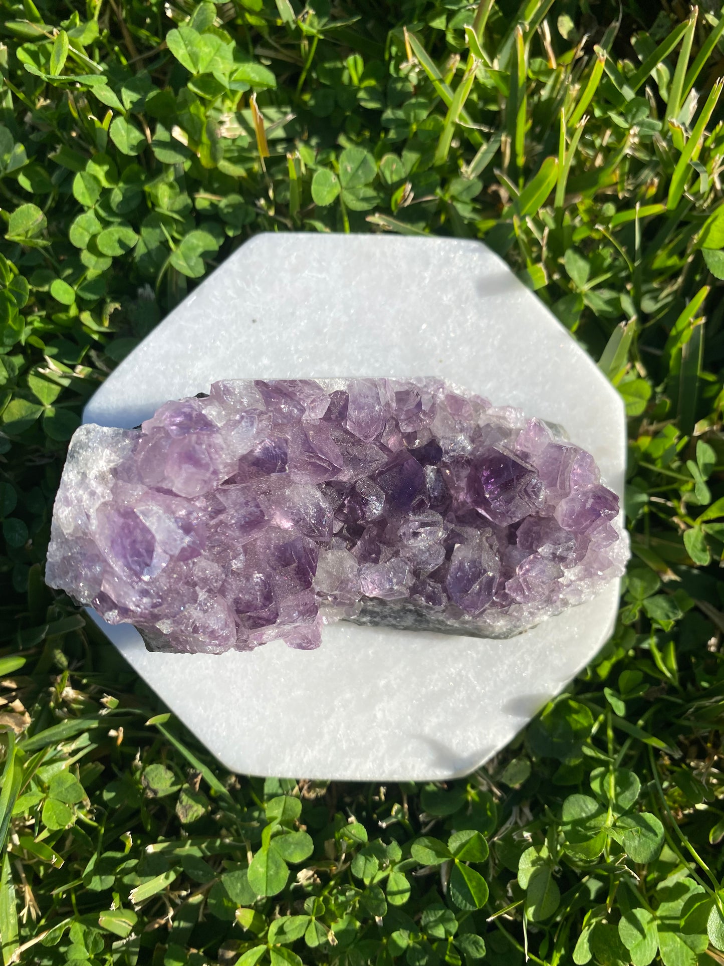 AAmethyst cluster clear quartz crystal gemstone geode healing crystal business shop Ryde Chatswood Sydney Australia free gift Feng Shui