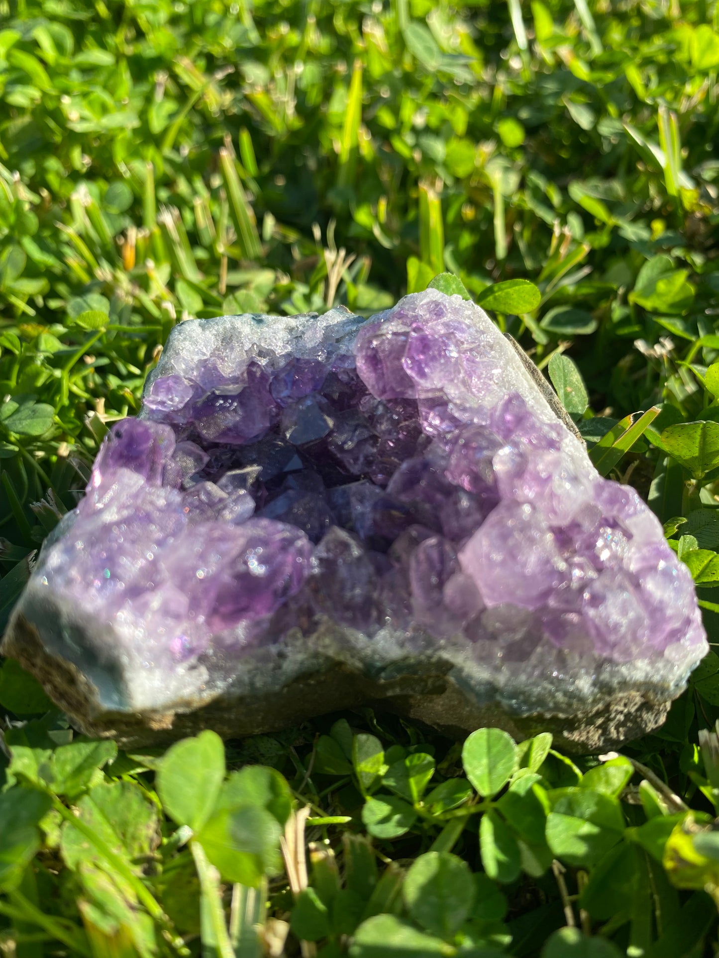 Amethyst cluster clear quartz crystal gemstone geode healing crystal business shop Ryde Chatswood Sydney Australia free gift Feng Shui